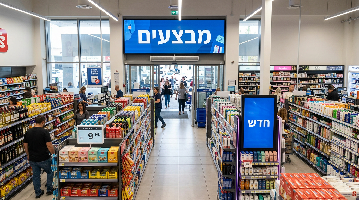 התקנות שילוט דיגיטלי ותגים אלקטרוניים ברשתות קמעונאות בישראל